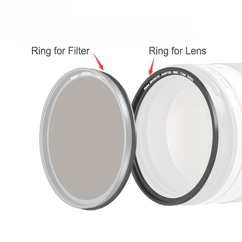 Kase Magnetic Adapter Ring kit - Including Ring fo... – Vicedeal