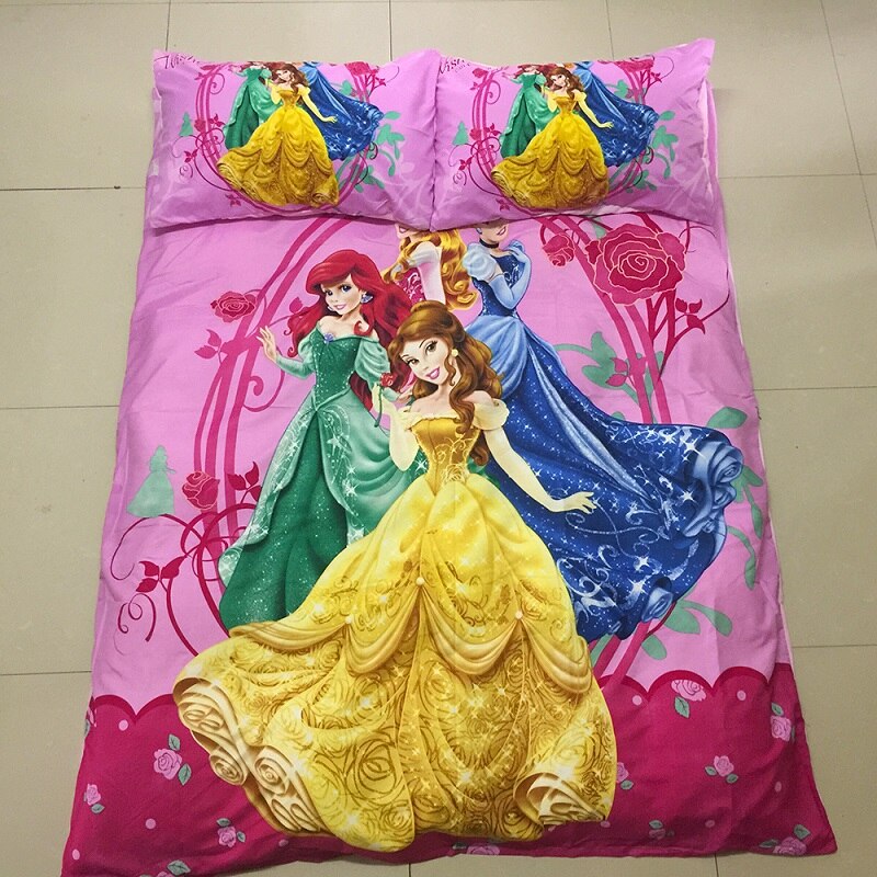 princess girls bedding set 3/4pcs children twin size bed linen set: xrymeiguiqinyuan / twin 4pcs