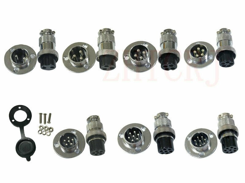 1 Paar GX20 2pin 3pin 4pin 5pin 6pin 7pin 8pin 10pin 12pin Luchtvaart Plug & Socket Circulaire Multipole 2-12PIN Connector