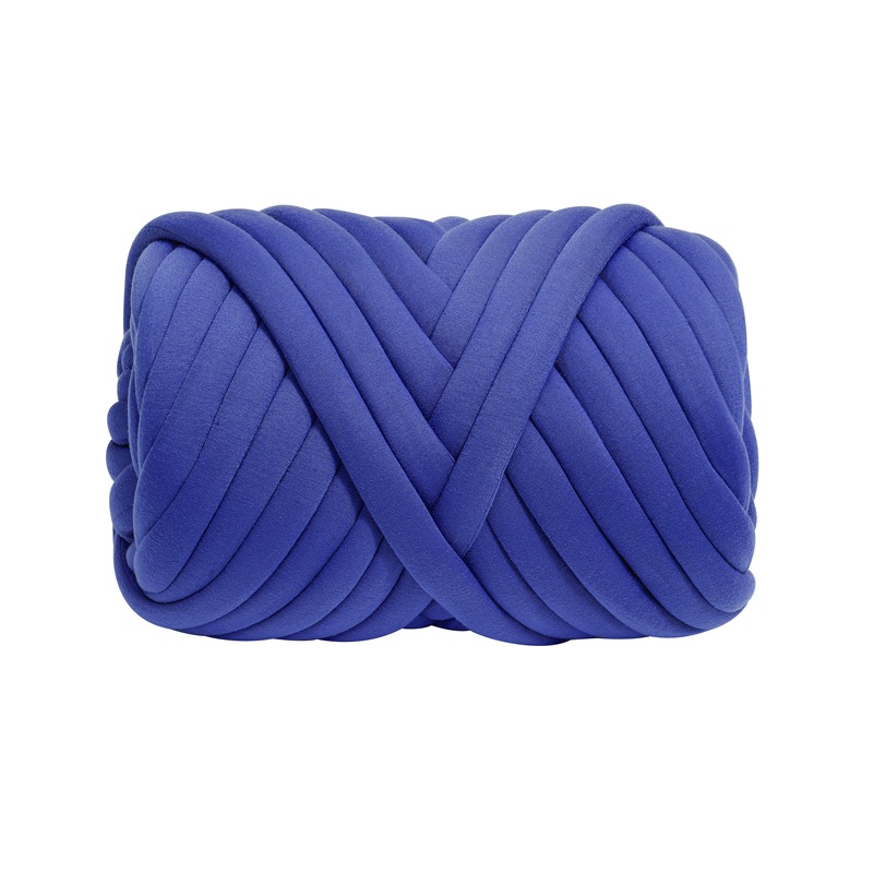 500G Thick Chunky Yarn Cored Cotton Wool Tube Yarn for DIY Blanket Hat Bulky Arm Roving Handwork Knitting Spin Yarn