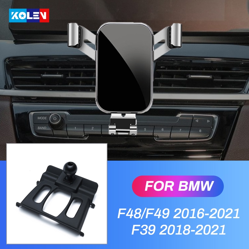 Para BMW X1 F48 F49 X2 F39 soporte para móvil de coche soporte de gravedad coche teléfono celular soporte de GPS de navegación soporte