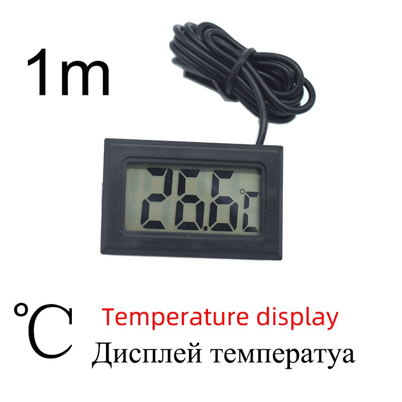 Termômetro digital do lcd para a temperatura do congelador-termômetro do refrigerador de 50 degree 110 graus