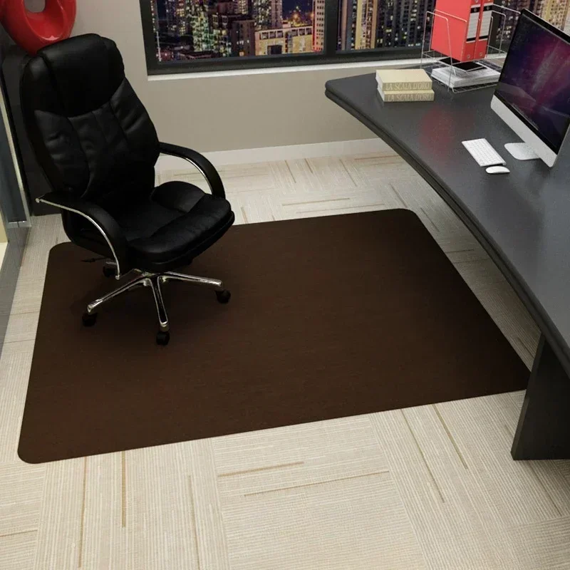90x140 cm/35.43 "x55.12" Antislip Bureaustoel Mat Kantoor Computer Gaming Stoel matten Draaistoel Tapijt voor Vloerbeschermer Tapijten: GRIJS