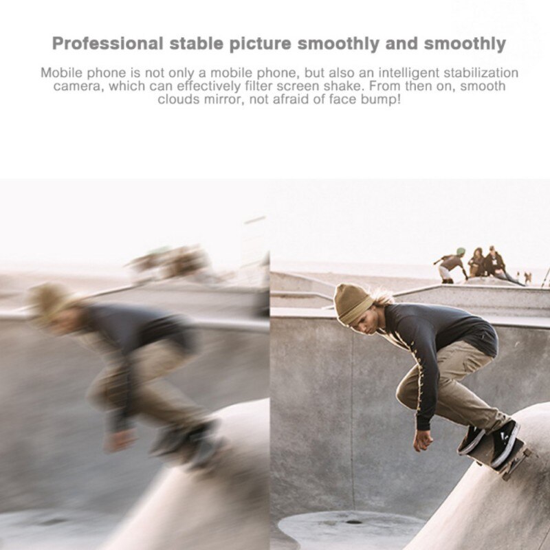 Handheld Remote Stabilizer Handheld Mobile PTZ Camera Anti-Shake Video Camera Electronic Stabilizer With Fill Light Micro-Lens