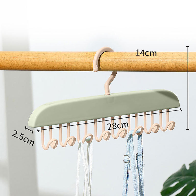 Cintre de rangement multifonctionnel pour vêtements pour femmes, porte-ceinture en bois, support robuste et durable pour bonnets, écharpes, soutien-gorge, fournitures de Cisco: MULTI