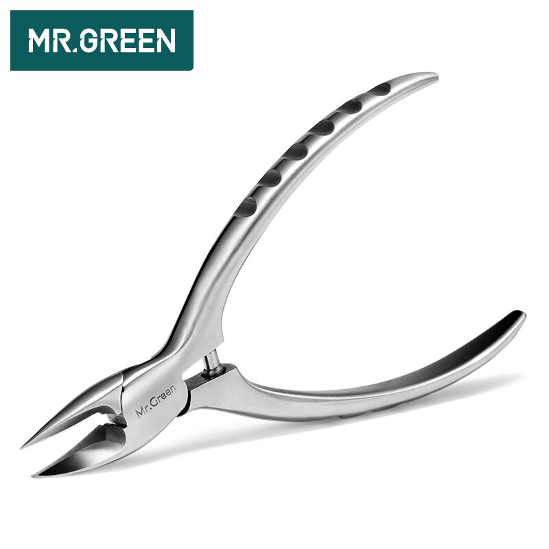 MR.GREEN Nail clipper for finger and toe Thick ingrown sharp Stainless Steel manicure Tool Trimmer Plier Scissors