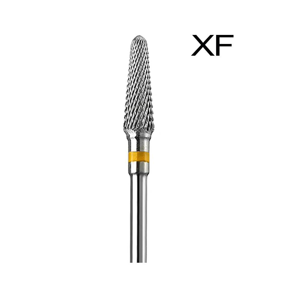 1 pièces foret à ongles en carbure appareil limes à ongles fraises électriques pour manucure fraises outils de pédicure: Orange