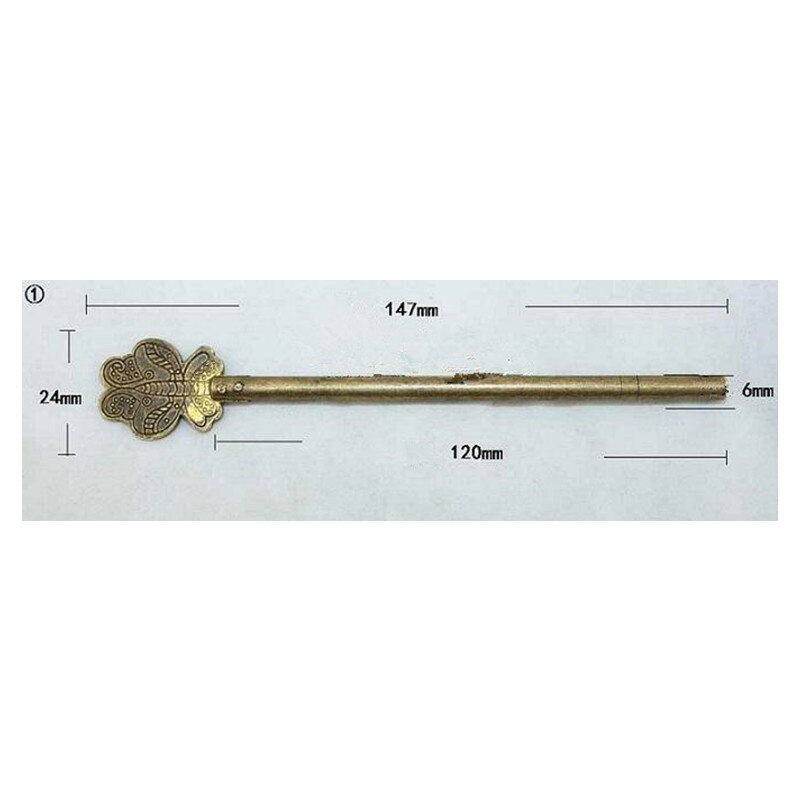 3 st antika möbler hårdvara mässing / antik koppar lås bult låsning stängning stift skåp dörr lås lås låsstift för möbler