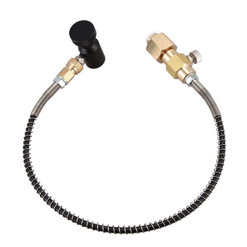 -Soda Club Co2 Cylinder Refill Adapter with Connection CGA320 with Reinforce Hose and On/Off Adapter