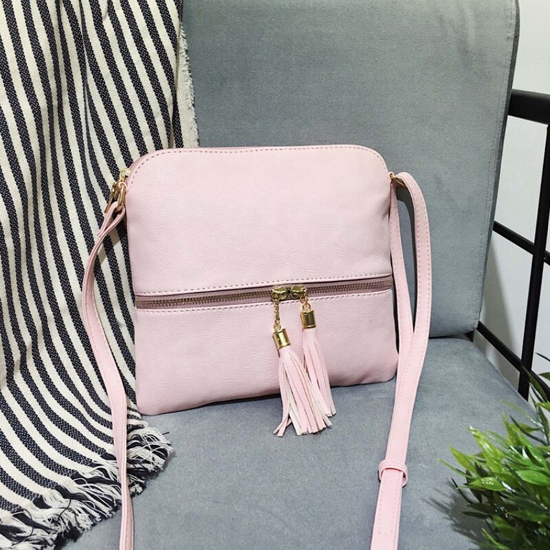 Dames messenger bags mini tas kwastjes schelpvorm tas dames schoudertassen handtas: Pk