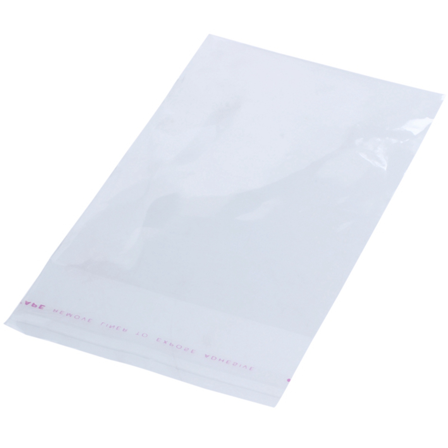 200 Clear Self Adhesive Seal Plastic Bags 14x8cm
