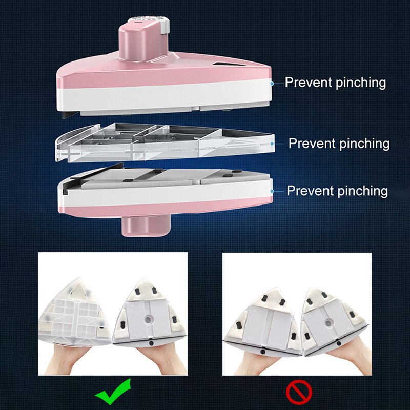 Lave-vitre magnétique Double face, brosse de nettoyage de vitres extérieures, outils de nettoyage ménager