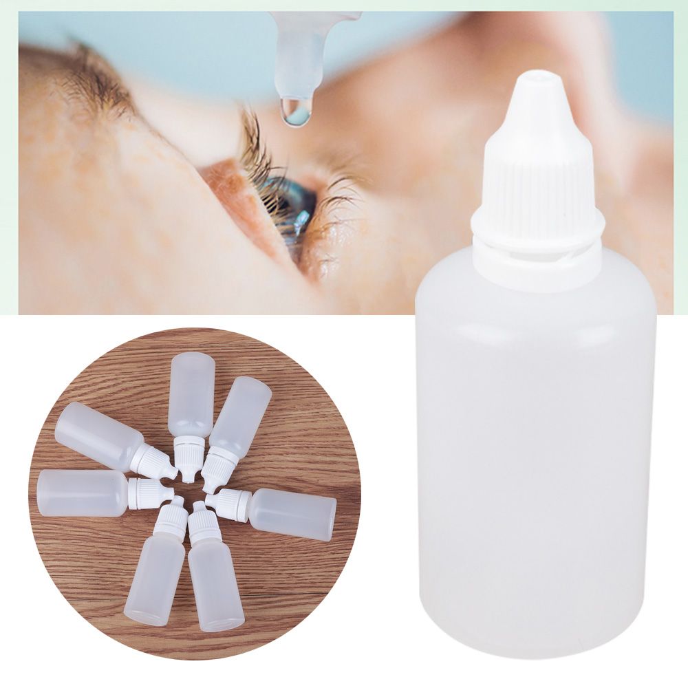 5/10/15/20/50/100ml Empty Plastic Squeeze Bottle Eye Dropper Liquid Sample Bottle Craft Tool DIY Glue Applicator Paper Quilling