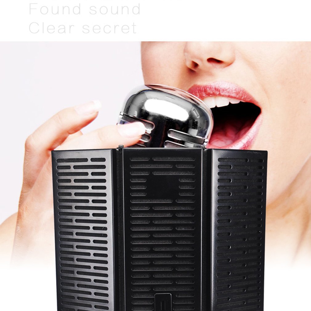 Recording Studio Wind Screen Microphone Windshield Microphone Soundproof Screen Sound Noise Cover Noise Prevention System