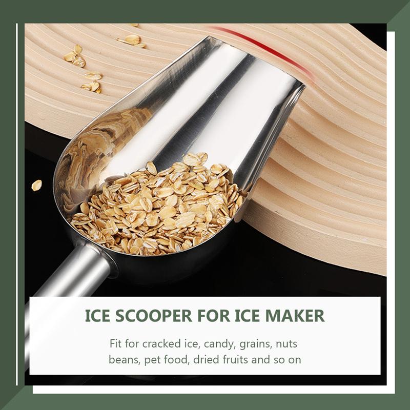 Paletta per farina da cucina in acciaio inossidabile