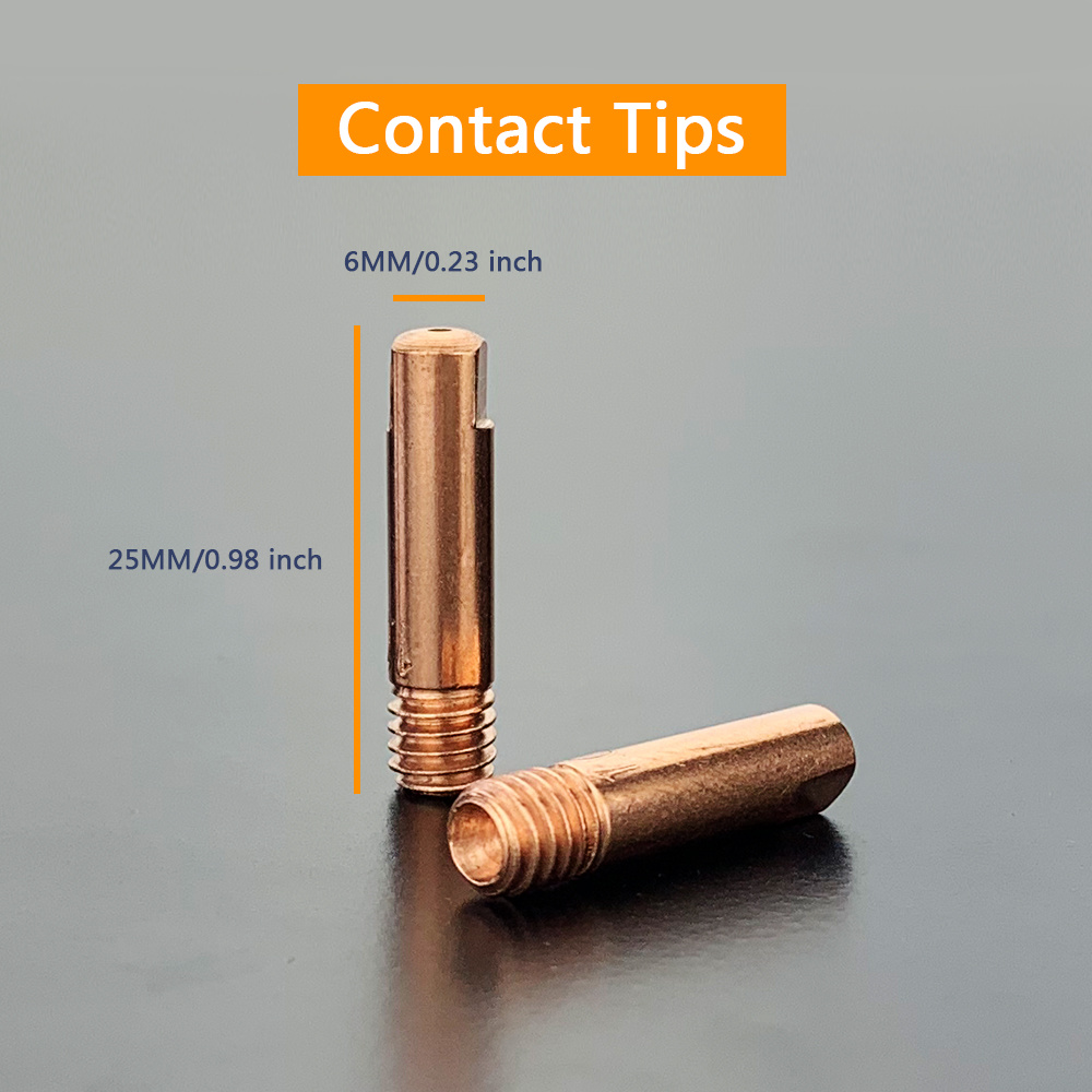 Boquilla consumible de antorcha de soldadura de 13 piezas, 15AK, arco de argón 0,6/0,8/1,0/1,2mm, soporte de boquilla, punta de contacto para soplete de soldadura MIG 15AK, A142