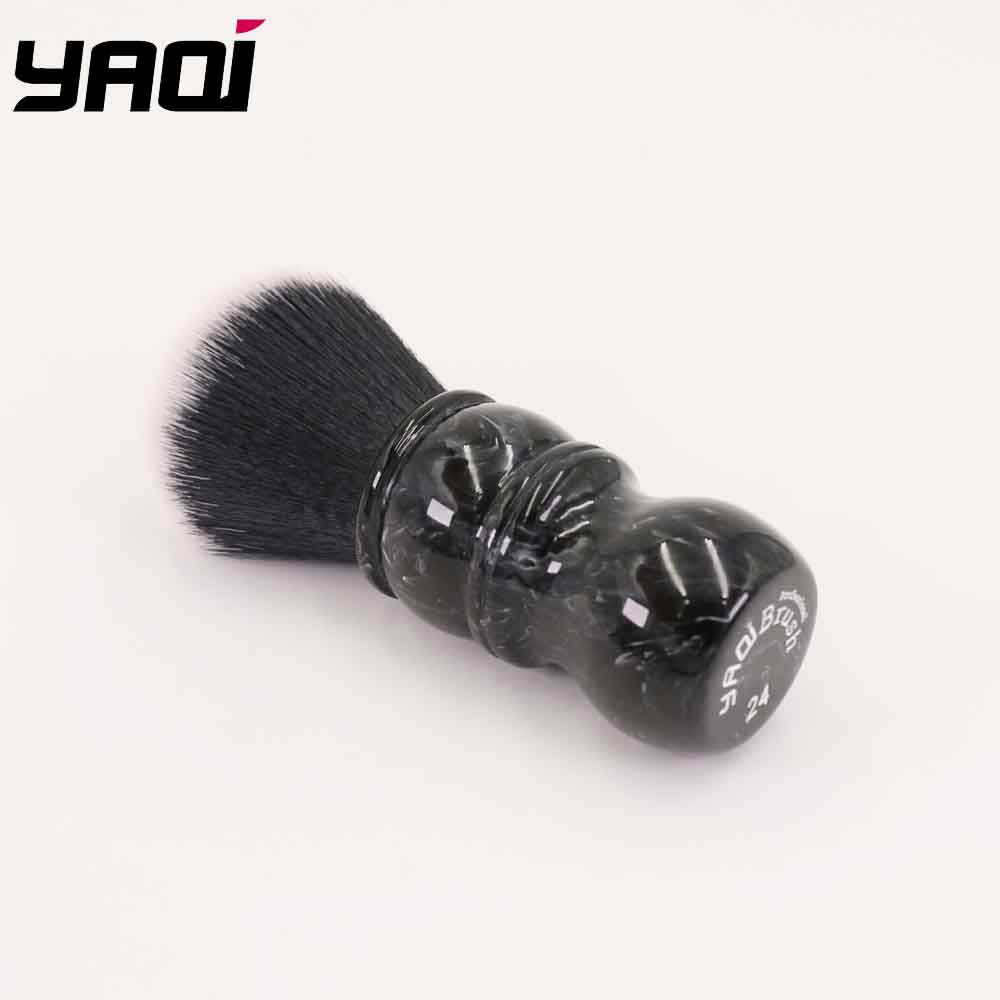 Yaqi-brosse à raser avec manche défectueux, brosse à raser avec nœud capillaire synthétique, offre spéciale