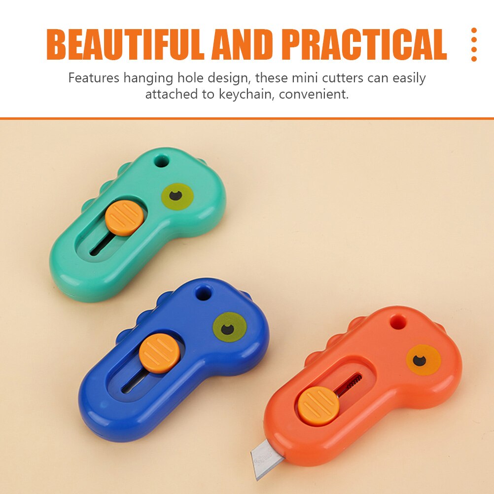 6Pcs Portable Box Cutters Multi-function Box Openers Adorable Paper Cutters Craft Supply