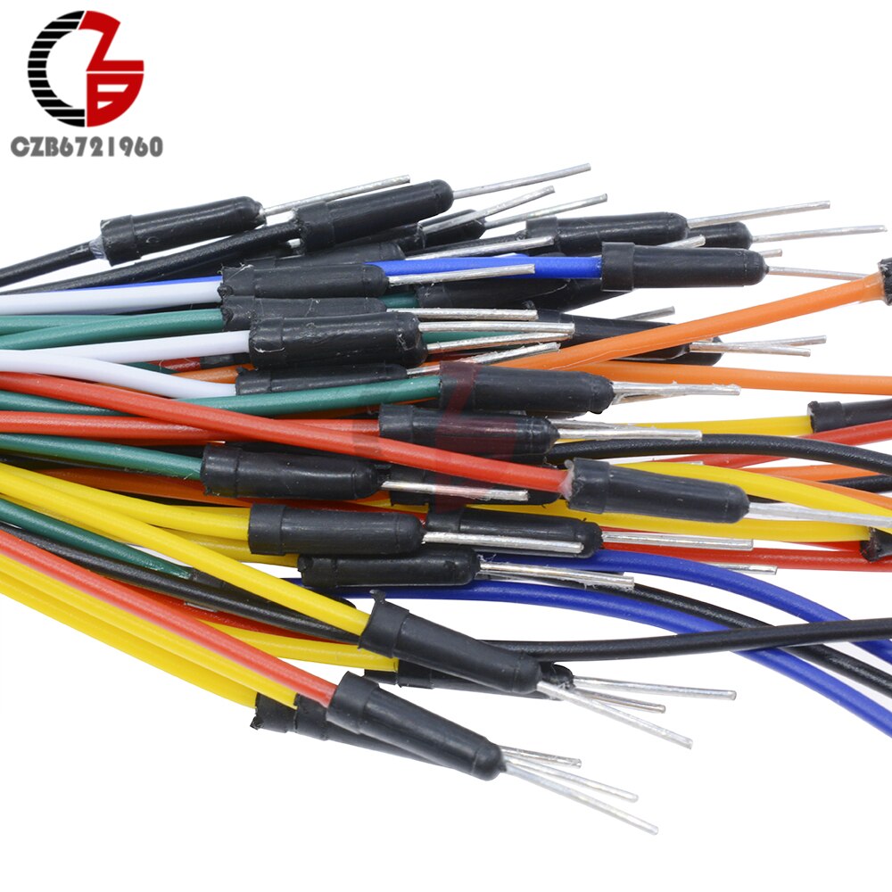 1Pack 65 Pcs Male Naar Male Solderless Flexibele Breadboard Jumper Cable Draden Voor Arduino