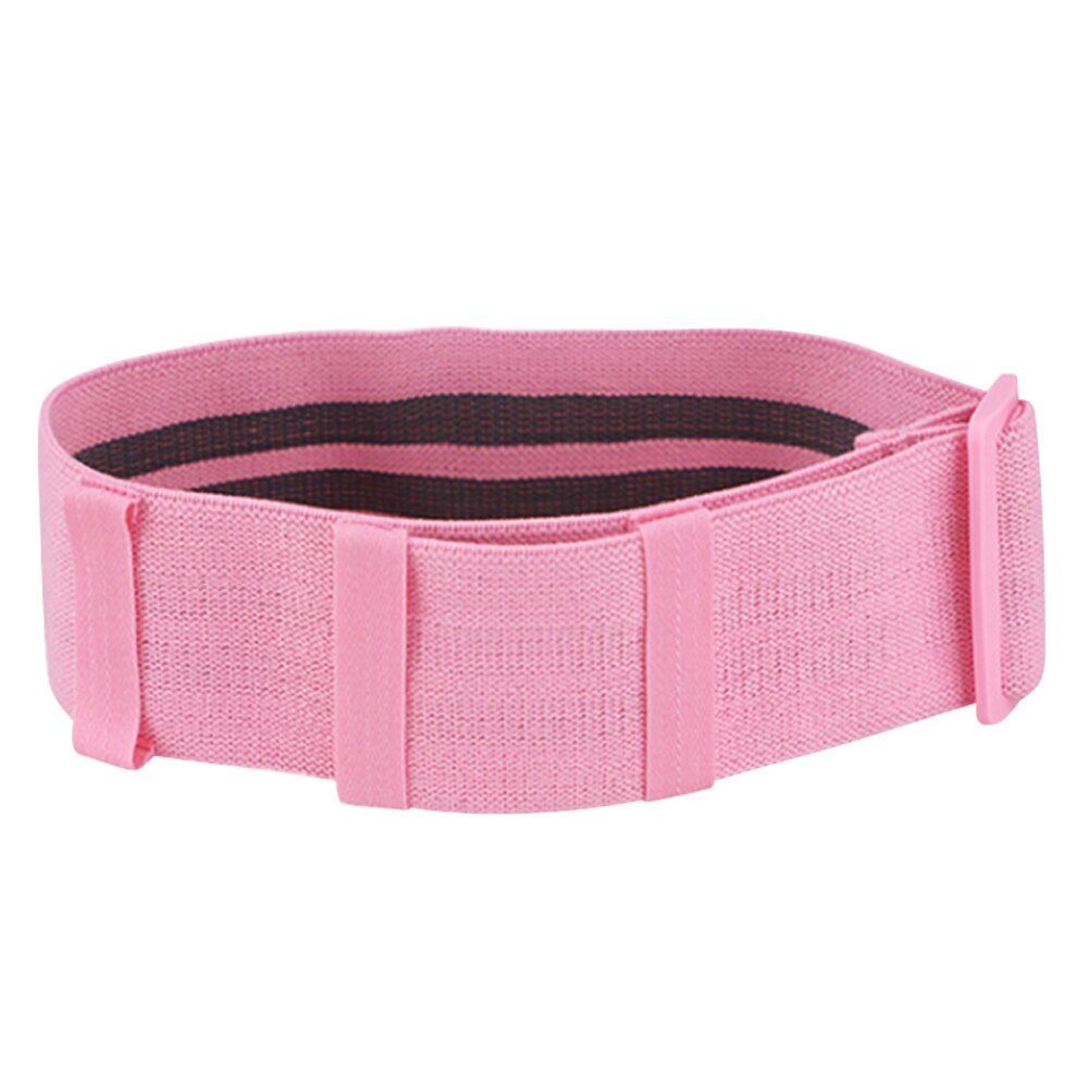 Anti Slip Booty Band Verstelbare Weerstand Loop Band Dijen Elastische Hip Glute Fitness Oefening Workout Pilates Yoga Gym Equipmen: Pink Heavy