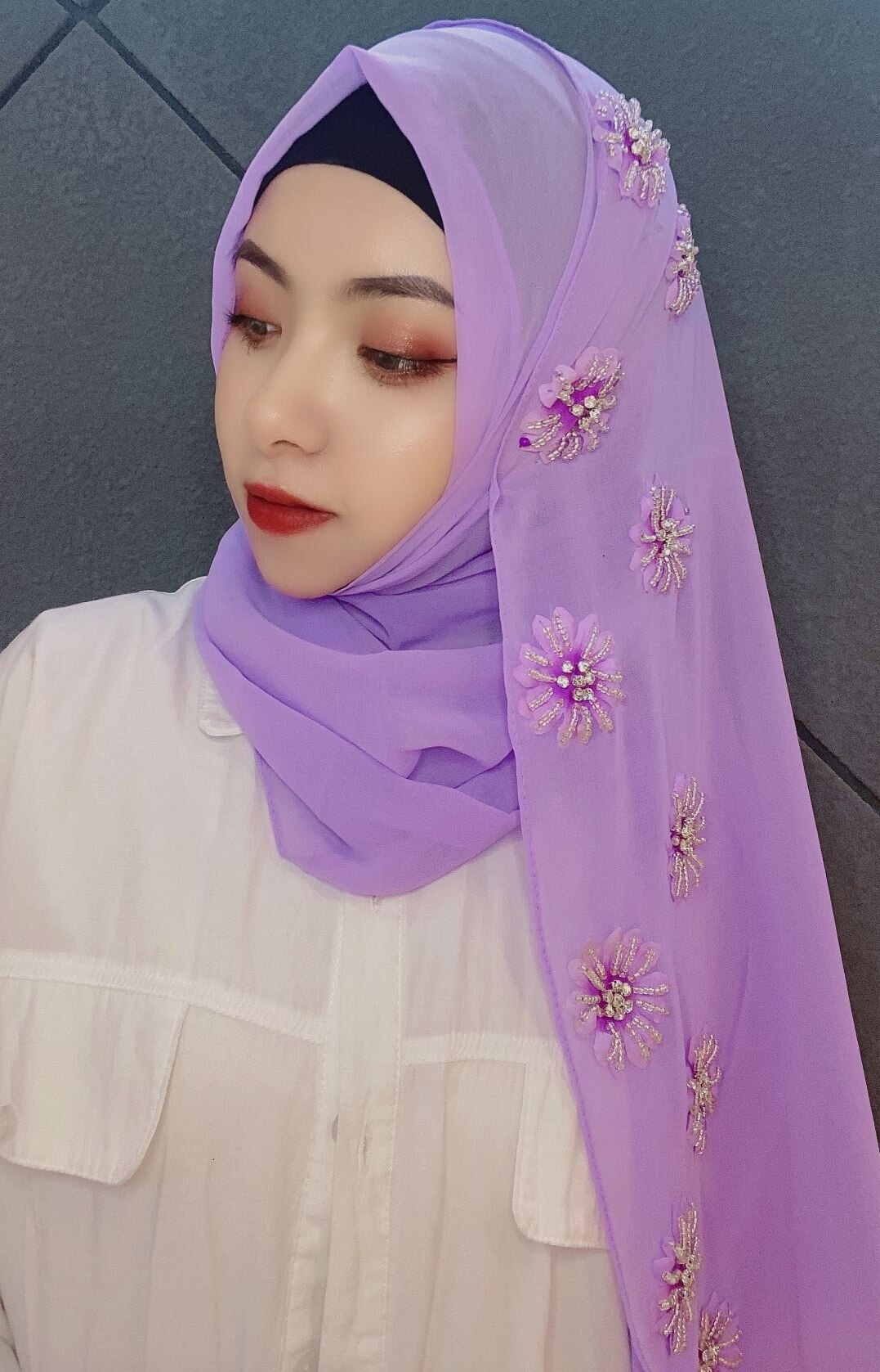 Zomer Arabische Islamitische Vrouwen Moslim Bordur... – Vicedeal