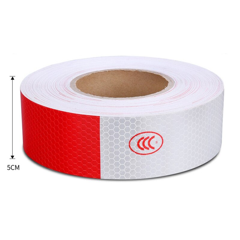 High Visibility Waterproof Reflective Safety Tape Warning Sticker Strong Adhesive Reflector Roll For Trucks