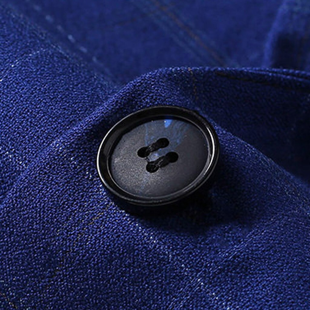 Business-Suit Pants Jacket Men's Plaid Casual Suit Lapel Slim Fit Stylish Blazer Coat High-end Social Formal Suit #Y7