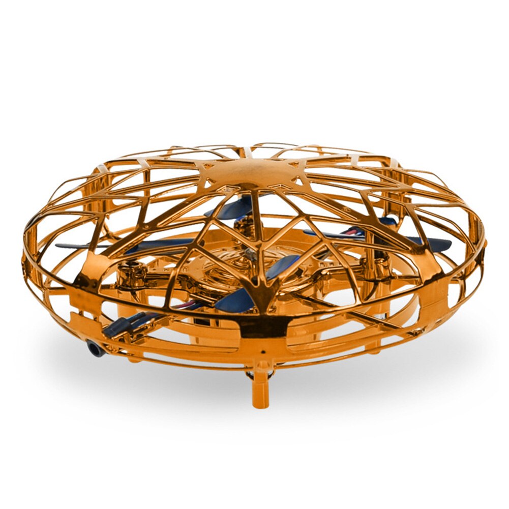 Mini Dron de juguete Ufo interactivo para exteriores, juguete para , avión de carga Usb, modelo de Sensor de mano infrarrojo para niños: C