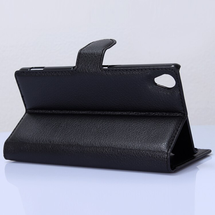 Tarjeta de funda de cartera titular del soporte teléfono casos para Sony Xperia Z3 D6603 D6633 de cáscara protectora de la Caja