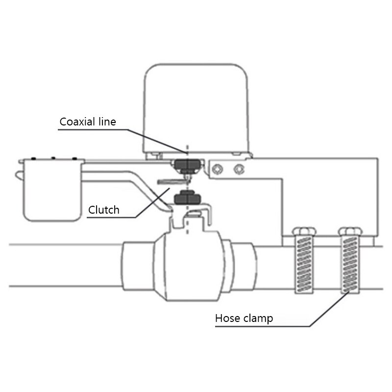 Tuya ZigBee Valve Smart Water/Gas Valve Automation Control Work Voice APP Control With Alexa Google Assistant Smart Life