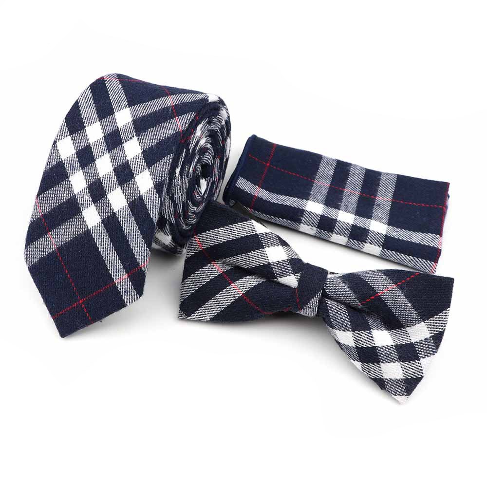 100% baumwolle Schönen Krawatte einstellen gestreift Plaid Braun Grau Grün Mens Krawatte Fliege Taschentuch Klassische Zubehör Jahrgang: 15