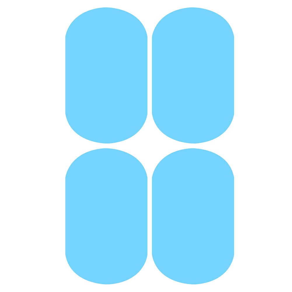 4x5 inch Practical Car Side Rearview Mirror Durable Multi-functional Anti Fog Rainproof Waterproof Films Pack of 4