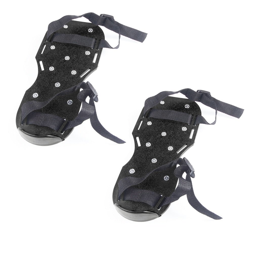 Zapatos aireadores para césped y jardín, sandalias, zapatillas de aireación con puntas de césped, par de herramientas con puntas verdes, clavo de Suelo Suelto, cultivador para caminar Revitalize césped Sho: 30X13CM