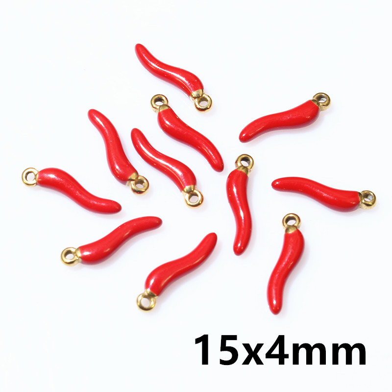 10 Stück Emaille Chili Pfeffer Reize Anhänger Multi Farben Für DIY Schmuck Herstellung Ohrringe Halskette Anhänger Zubehör Ergebnisse
