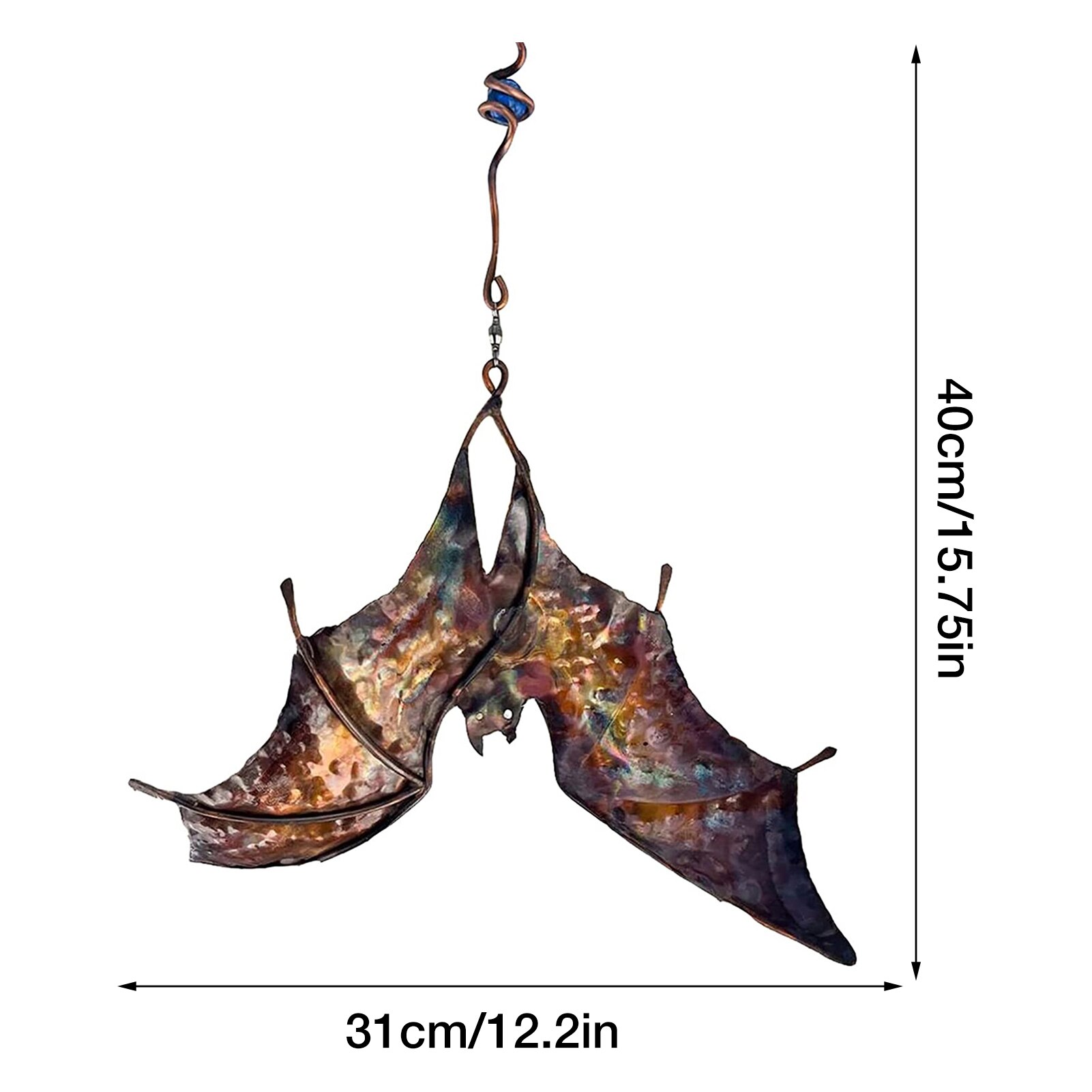 Bat Wind Catcher Bat Wind Spinner Wind Sculptures Spinner Yard Windmill Garden Ornaments Spinning Yard Art: B