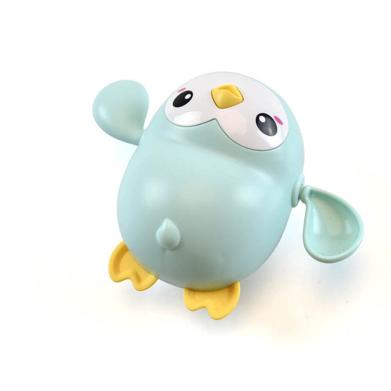 Baby shower toy animal cute cartoon penguin classic baby water toy baby nuoto catena orologio giocattolo per bambini: Green Penguin