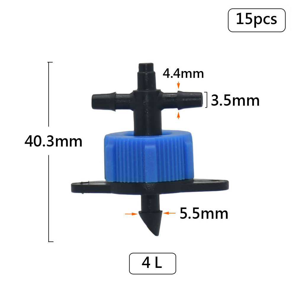 2L 4L 8L Dripper Arrow Dropper Irrigation Connector 3/5mm 2/4-Way Drip Arrow Greenhouse Drip Irrigation System: Lavender