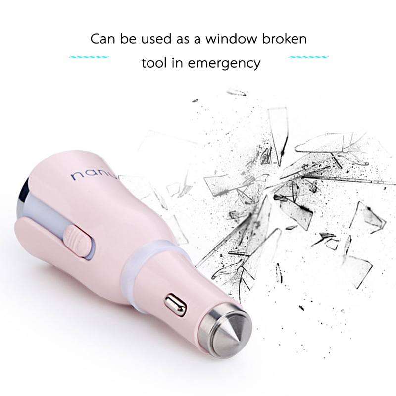 Nanum Car air freshener Tulip Car Aroma Diffuser Mini USB Aromatherapy Air Humidifier Car USB Essential Oil Diffuser Mist Maker
