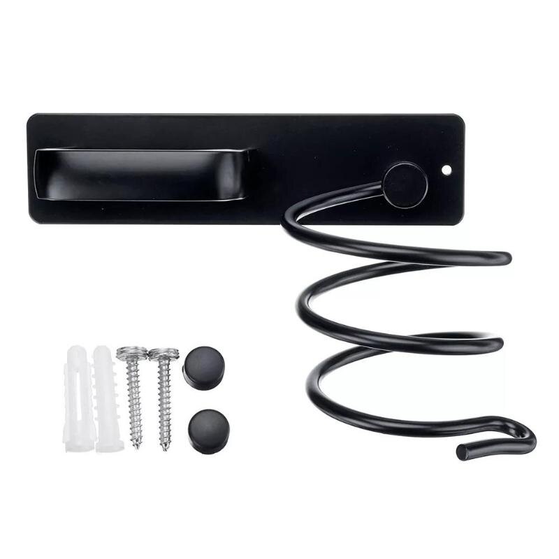 Aluminium Wall Mounted Föhn Rack Organizer Haardroger Stijltang Houder Set Badkamer Plank Voor Washroom Levert