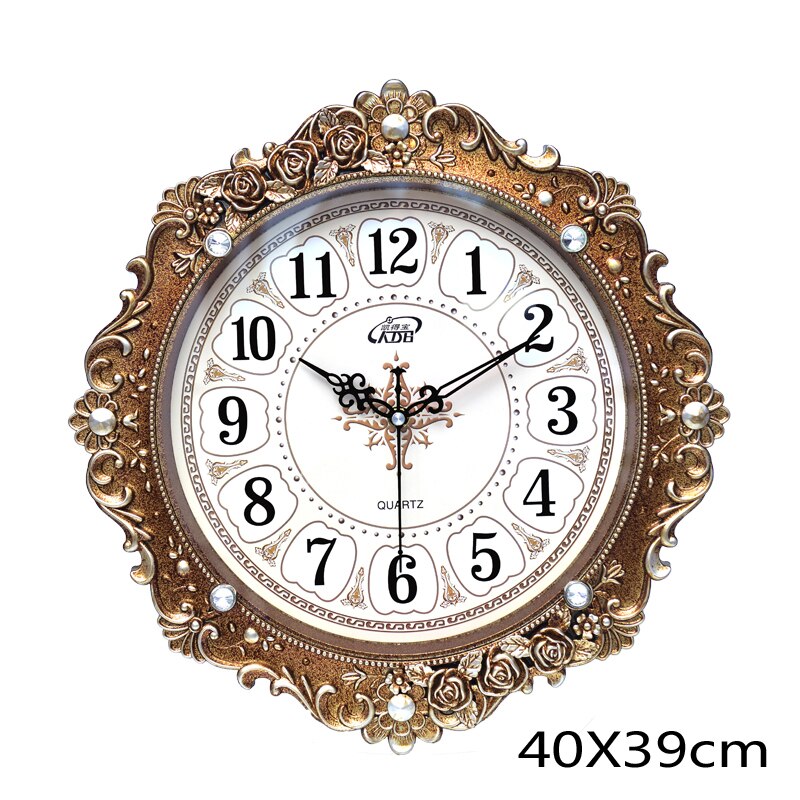 Europese 3d Wandklok Vintage Retro Shabby Chic Woonkamer Antieke Home Secret Stash Horloge Mural Home Decor: 01