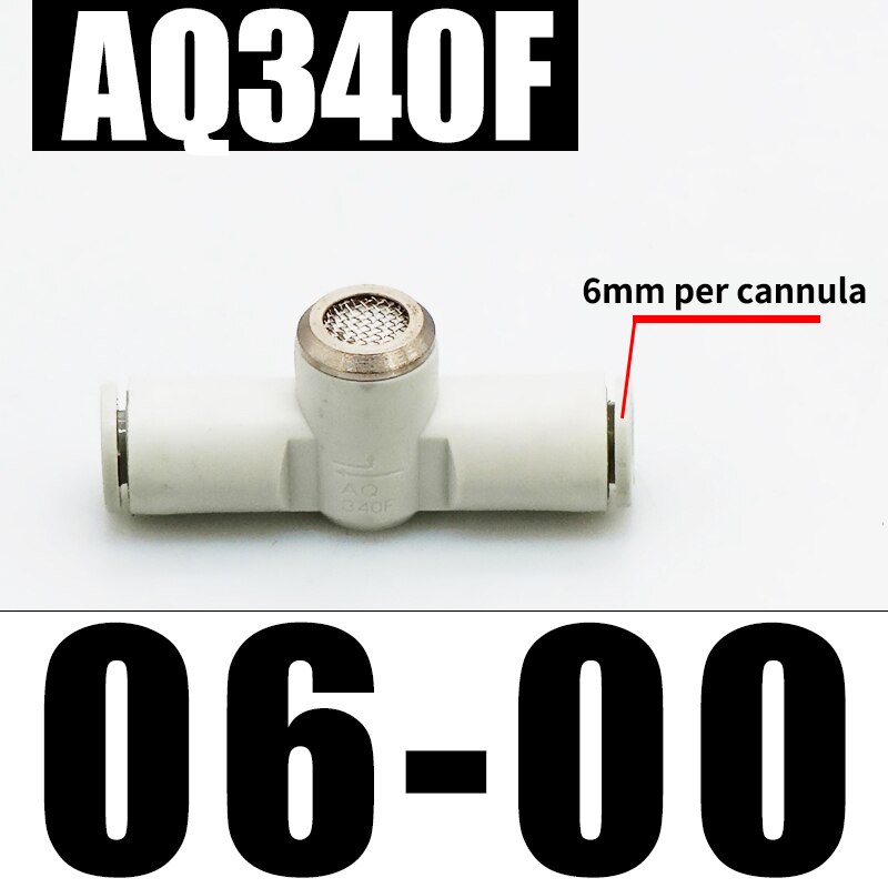 Pneumatische Quick Uitlaatklep AQ240F-04-00 04-04 Ingebouwde Uitlaat AQ340F-06-00 06-06: Bruin