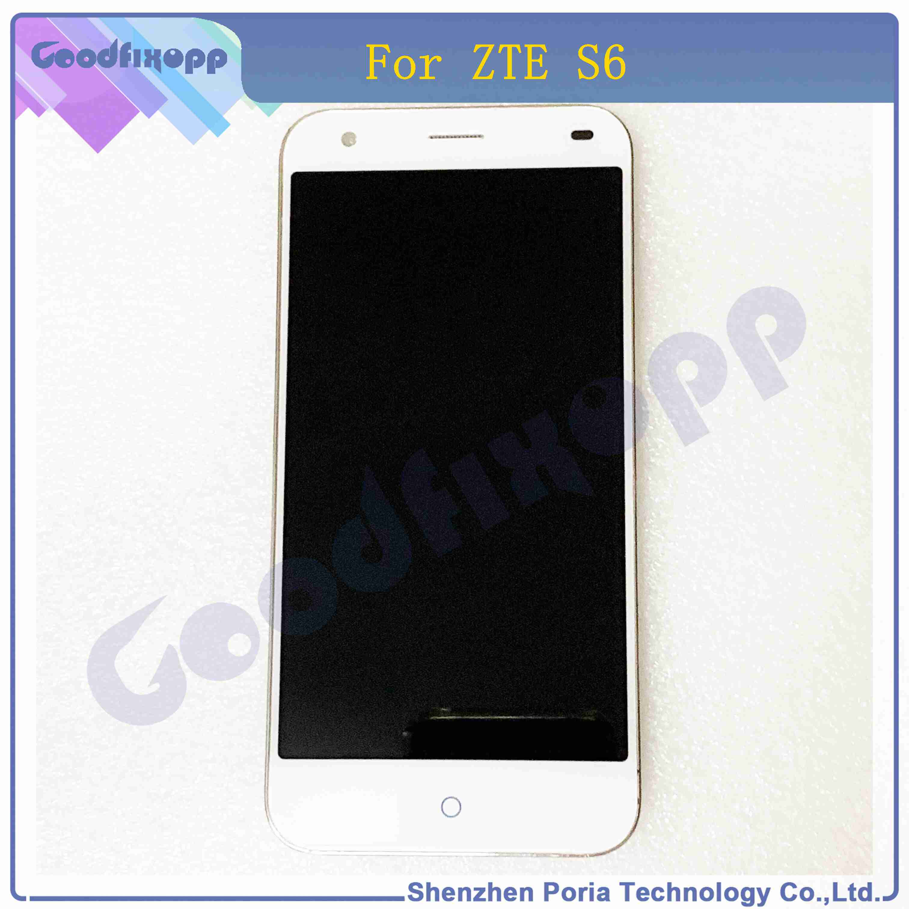 AAA LCD ZTE Blade S6 Display Touch Panel Mobile Screen Digitizer Assembly With Frame Phone Parts ZTE S6 LCD