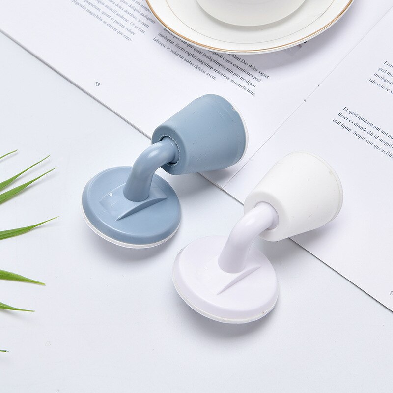 Suction Type Silent Door Suction Silicone Punch-free Door Stop Resistance Anti-Collision Toilet Rubber Door Touch Wall Protector