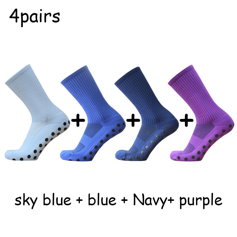 Football Socks Hexagonal Non-slip Silicone Sole Compression and Breathable Football Socks: mix3