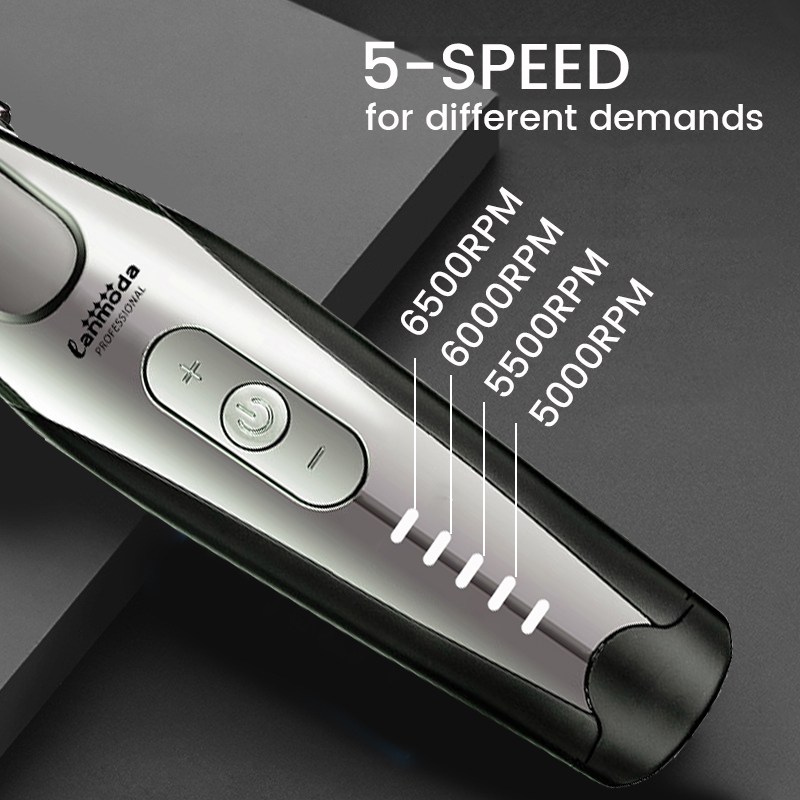 Lanmoda Bald Clipper for Men Barber Electric 0 MM Hair Trimmer Type-c Beard Trimmer Haircut Machine Shaver Razor