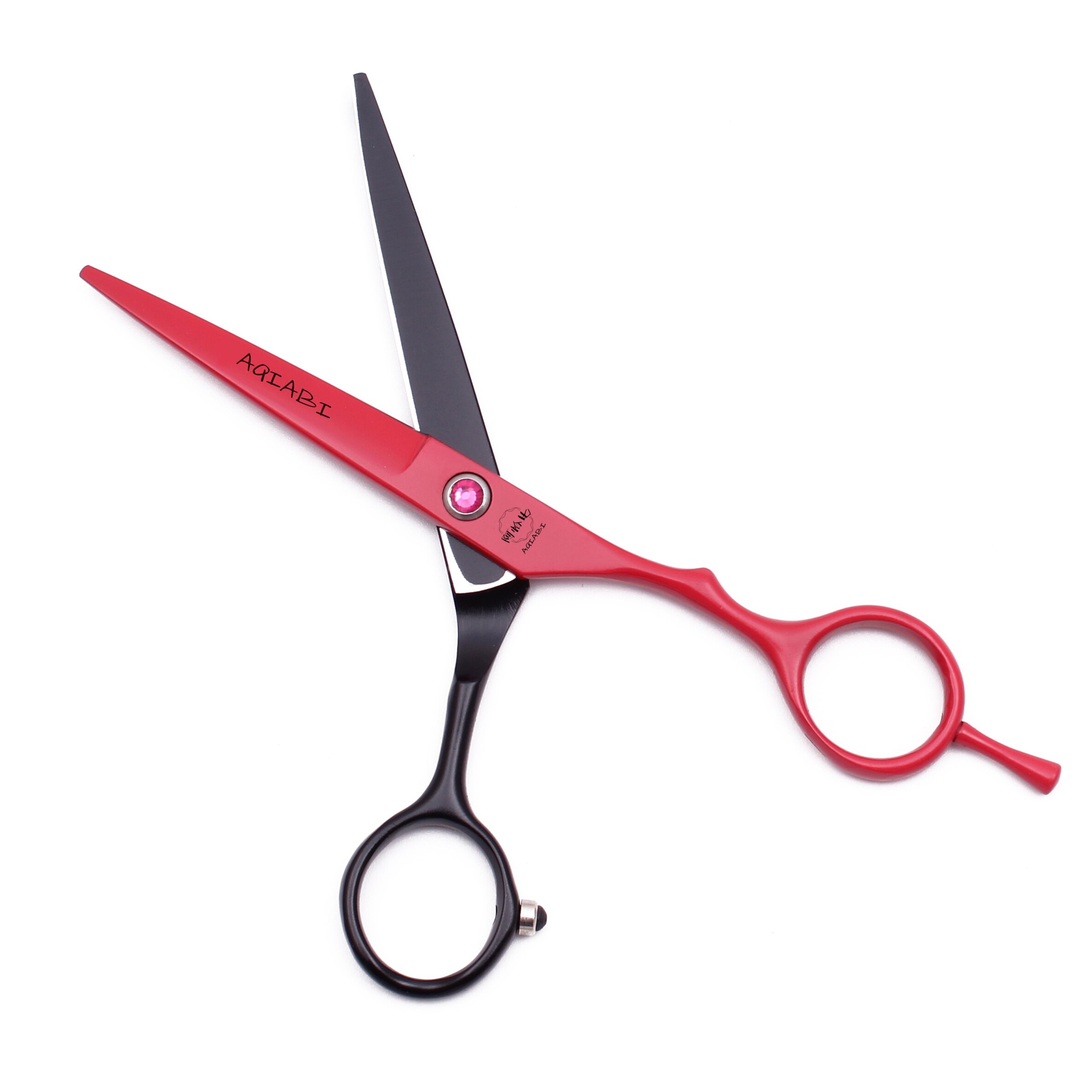 5.5" AQIABI Hair Cut Hairdressing Scissors 440C Thinning Scissors Barber Shears Hair Scissors A1013