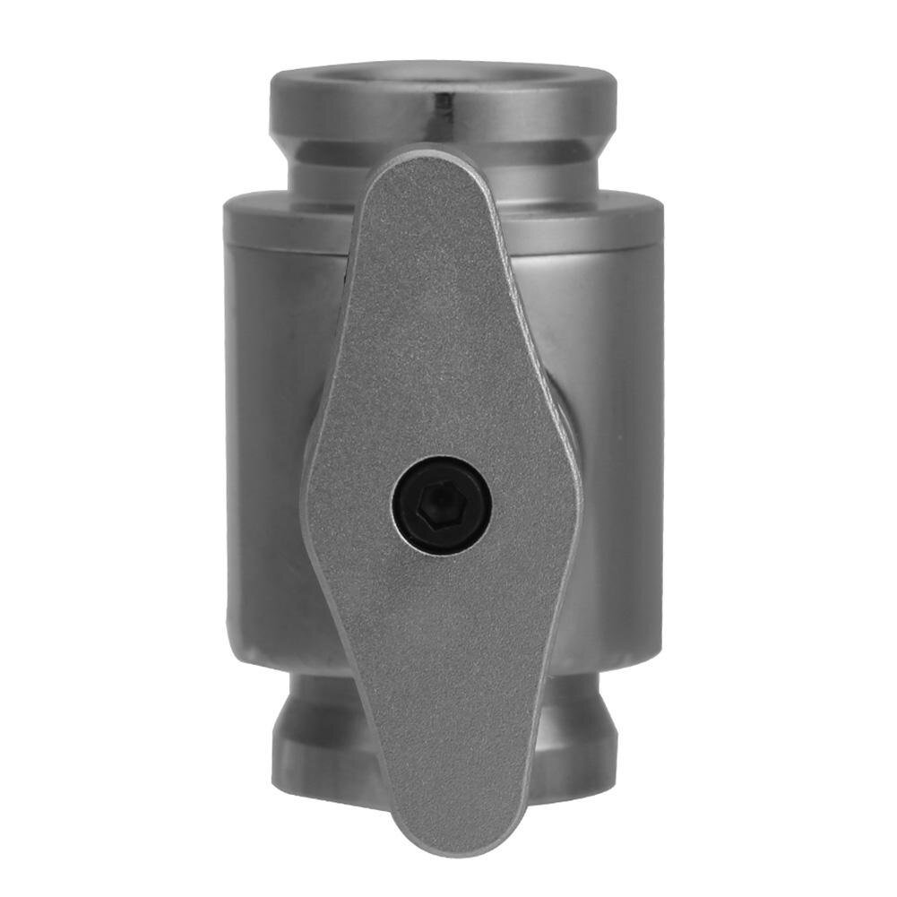 G1/4 (2 points) Vent Valve Brass Chrome Inner Teeth Water Ball Valve Waterway Control for PC Water cooling