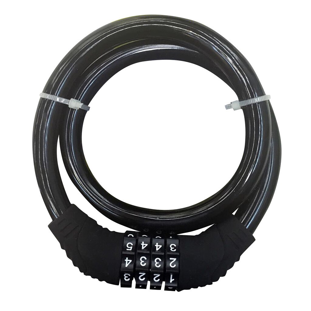 Bicycle Lock Gold Chain Bicycle Small Chain Lock Four-digit Code Lock Anti-theft Bicycle accessories #3s: A