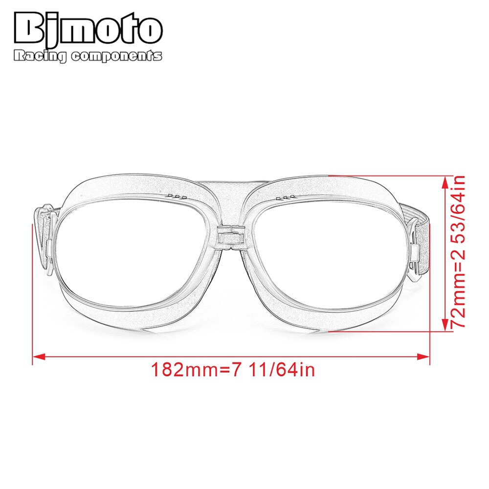 Bjmoto Universele Gafas Motorbril Masque Cross Bril Helm Bril Winddichte Off-Road Moto Cross Helmen Bril