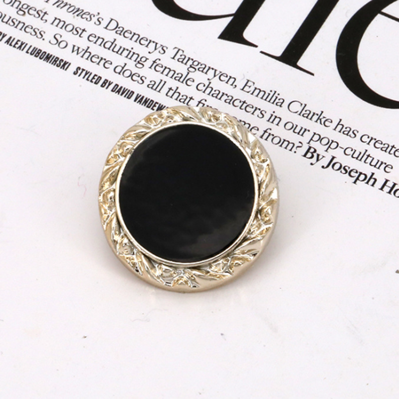 Boutons ronds en cuivre et cuir, 10 pièces, 15/18/20/25mm, pour vêtements, veste, Jeans, boutons métalliques, vêtements, accessoires de couture